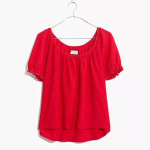 Madewell Texture & Thread Peasant Top